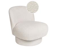 Swivel Armchair AYLO Boucle Off-White