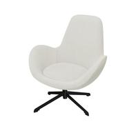 Swivel Armchair Cover, Office Chair Slipcover, Curved Accent Chair Protector for Living Room & Bedroom, Stylish White Teeth Design, Durable & Easy to Clean
