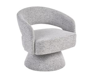 Swivel Armchair EIDAL Grey