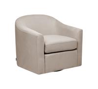 Swivel Armchair MAGNOR Fabric Taupe