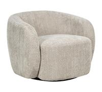 Swivel Armchair TORE Fabric Beige