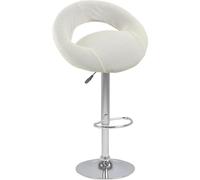 Swivel Bar Stool Chair Covers with Hollow Backrest 4/2/6 PCS, Stretch Chair Cover Slipcovers, Counter Height Bar Stool Covers, Stools Seat Cover for Kitchen Island(White,2PCS)