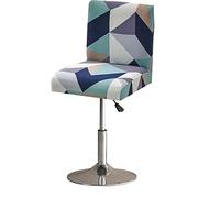 Swivel Bar Stool Covers with Backs,Stretch Bar Stool Covers set of 2 4 6 8 pack Bar Height Dining Chair Covers,Barstool Chair Covers for Home Kitchen Dining Room Pub Counter ( Color : #23 , Size : 2pc