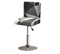 Swivel Bar Stool Covers with Backs,Stretch Bar Stool Covers set of 2 4 6 8 pack Bar Height Dining Chair Covers,Barstool Chair Covers for Home Kitchen Dining Room Pub Counter ( Color : #19 , Size : 2pc
