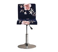 Swivel Bar Stool Covers with Backs,Stretch Bar Stool Covers set of 2 4 6 8 pack Bar Height Dining Chair Covers,Barstool Chair Covers for Home Kitchen Dining Room Pub Counter ( Color : #35 , Size : 2pc