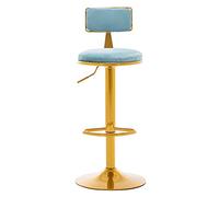 Swivel Bar Stool with Adjustable Height and Footrest for Kitchen, Pub, and Counter Use - Ideal for Modern Interiors