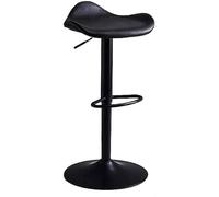 Swivel Bar Stools - Backless Adjustable Height Counter Stool for Home and Restaurant, PU Leather, 55cm to 75cm
