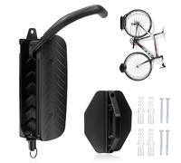Swivel Bicycle Wall Mount Bicycle Mount Wall Vertical Bicycle Stand Wall Mount for Bicycles Bicycle Hook Wall for Garage - MTB & Road Bike Black