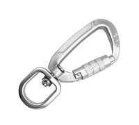 Swivel Carabiner - 4KN Locking Buckle, Anti-Slip Hardware, Security Action, Expedition Logistics Management Tool, Home Category, Climbing Camping Hiking Backpacking Hammock Gym Fishing