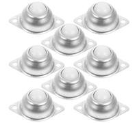 Swivel Caster with 16mm Nylon Roller Ball Bearings 38mm Hole Spacing | Carbon Steel Construction with Zinc Plating, Two-hole Screw Mounted Design, for Warehouse Carts and Facility Maintenance