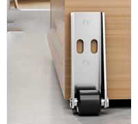 Swivel Caster, Wooden Door Hanging Support Wheel, Door Bottom Pulley Directional Wheel For Cribs, Strollers, Kitchen Cabinets, Storage Racks, Coffee Tables, Workbenches(1.25 inch)