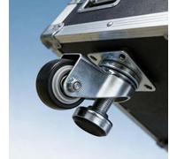 Swivel Casters Compatible with Standard Mounting Patterns for Workbenches Tables and Storage Boxes Needing Heavy Load Mobility (1.5-inch rectangu*4)