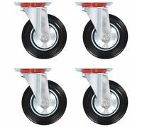 Swivel Casters Trolley Moving Wheels Furniture Caster Trolley Caster vidaXL
