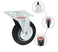 vidaXL 8 pcs Swivel Casters 100 mm