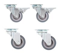 Swivel Casters Trolley Moving Wheels Furniture Caster Trolley Caster vidaXL