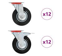 Swivel Casters Trolley Moving Wheels Furniture Caster Trolley Caster vidaXL