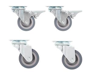 Swivel Casters Trolley Moving Wheels Furniture Caster Trolley Caster vidaXL