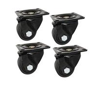 Swivel Casters Wheels 4X Heavy Duty 2 Inch 3" Universal Castor With Brake 75Mm 1000Kg Industrial Transport Trolley Nylon Replacement Wheel For Trolley Furniture Mechanical
