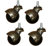 Swivel Casters Wheels - Trolley Wheels for Office Chairs, Heavy Duty Ball Casters, Smooth Rolling Furniture Wheel Set - Perfect for Home and Office Use