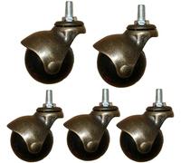 Swivel Casters Wheels - Trolley Wheels for Office Chairs, Heavy Duty Ball Casters, Smooth Rolling Furniture Wheel Set - Perfect for Home and Office Use