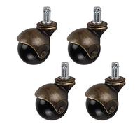 Swivel Casters with Ball, Swivel Ball Caster Wheels Threaded Stem 11x20 mm 2 inch 50 mm Pack of 4(Universal)
