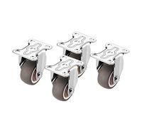 Swivel Casters with Brakes UltraQuiet 1.5Inch Furniture Wheels for Pallet Trucks Durable & Reliable Mobility Solutions for Easy Transport