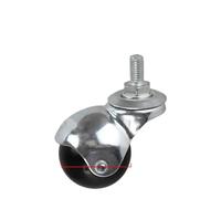 Swivel Castor Wheels 1 Piece 1.5 Inch 8Mm/10Mm Spherical Nylon Caster Furniture Coffee Table Tpr Silent(B)