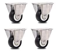 Swivel Castor Wheels Heavy Duty With Pu Flower Stand 50Mm Furniture Trolley Caster