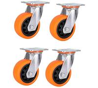 Swivel Castor Wheels Industrial S Pa WheelΦ100Mm/125Mm/150Mm700Kg Heavy Duty Casters With BrakesWear Resistant4In