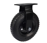 Swivel Castor Wheels Inflatable Rubber Caster Wheel For Luggage Cartdurable Airinflated Fixed Wheel For Hotel Lobby & Factory Use1 Piece Heavyduty Mobility Solution
