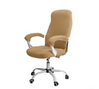 Swivel Chair Cover for Modern Offices, Comfortable Protector with Stylish Prints for Enhanced Room Aesthetics (Camel)