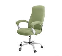 Swivel Chair Cover for Modern Offices, Comfortable Protector with Stylish Prints for Enhanced Room Aesthetics (light green)