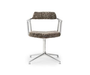 Swivel chair Curly Chair with glides SPECIAL EDITION Vipp