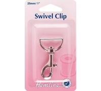 Swivel Clip Bronze And Nickel : 25mm, Nickel
