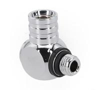 Swivel Connector Adaptor for Scuba Diving First Stage Enabling Full For 360 Degree Rotation LP For HP Compatible (LP Adaptor A)