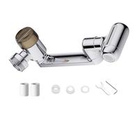 Swivel Faucet Extender - 4 Water Modes Sprayer for Kitchens | Filtered Twist Accessory with 1080 Degree Rotating Arm & Adjustable Aerator for Bathroom, Shower, Hotel and Dorms, 3.54x2.13 inches