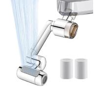 Swivel Faucet Extender | Adjustable Attachment with Filter | 1080-Degree Rotating Faucet Extender - for Rental House Home Dorm Apartment Shower Room Face Washing