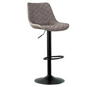 Swivel Faux Leather Kitchen Breakfast Bar Stool Adjustable Counter Height Stool Hydraulic Bar Chair Kitchen Island Dining Chair for Home, Pub, Shops