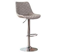 Swivel Faux Leather Kitchen Breakfast Bar Stool Adjustable Counter Height Stool Hydraulic Bar Chair Kitchen Island Dining Chair for Home, Pub, Shops