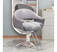 Swivel Hairdressing Chair - Hydraulic Barber Chair with Backrest & Footrest for Salons, Spas, and Barbershops