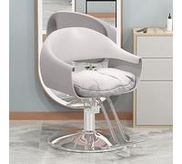 Swivel Hairdressing Chair - Hydraulic Barber Chair with Backrest & Footrest for Salons, Spas, and Barbershops