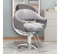 Swivel Hairdressing Chair - Hydraulic Barber Chair with Backrest & Footrest for Salons, Spas, and Barbershops