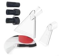 Swivel Head Floor Nozzle Carpet Cleaner Nozzles with Clear Tip Set and 3 Adapters for Use with Various Carpet and Upholstery Cleaning Tools (C)