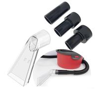 Swivel Head Floor Nozzle Carpet Cleaner Nozzles with Large and Small Clear Tips and Adapter Kit for Upholstery and Carpet (A)