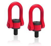 Swivel Hoist Ring, G80 Alloy Steel, M8-M64, 2 PCS, 360°, For Lifting(M64X90mm load 32T)