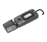 Swivel Inspection Light - 3W COB & 1W SMD LED - Rechargeable - Carbon Fibre