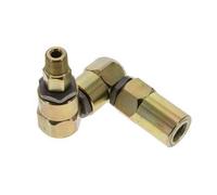 Swivel Joint 3/8'' NPT Male x Rp1/2'' Female Z-shape Steel FKM 350bar (4917.5psi)