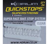 Swivel Korum Quickstops (x24) Gris TU