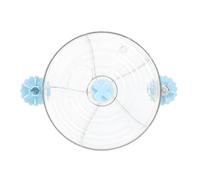Swivel Mount Bird Fine, Rotating Bird Feeder Wheel, Bird Cage Spinner Toys, Parrots Swivel Chewing Wheel and Parakeet Toys, Gr