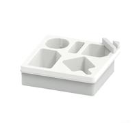 Swivel Mount Couch Tray for Sofa Bed or Car Interior Holds For Drinks Snacks and Remote Control Devices (White)